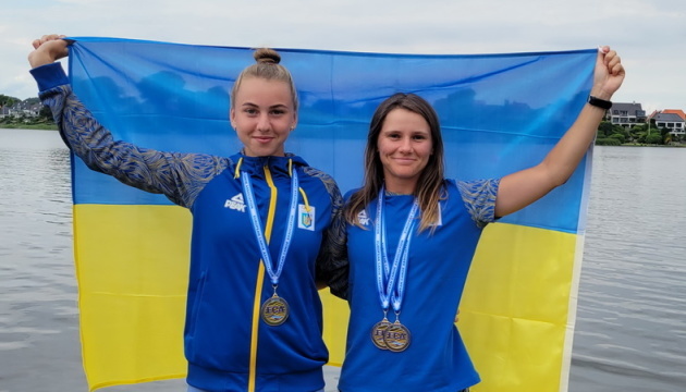Украинские гребчихи выиграли три «золота» на Евро по каноэ-марафону