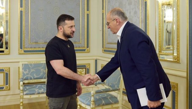 Volodymyr Zelensky a rencontré Zbigniew Rau