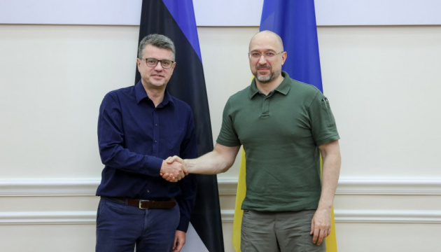 Ayuda militar e integración europea: Shmygal se reúne con el ministro de Asuntos Exteriores de Estonia