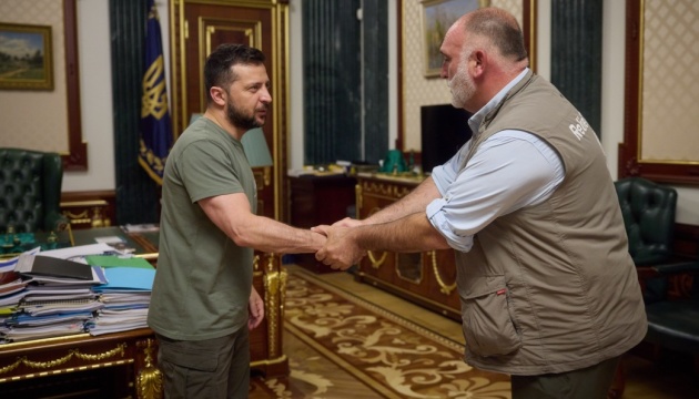 Zelensky meets with founder of World Central Kitchen