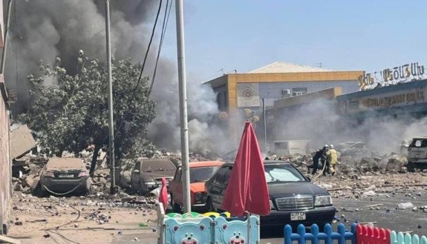 В результате взрыва ТЦ в Ереване погиб человек, еще 20 получили тяжелые ранения