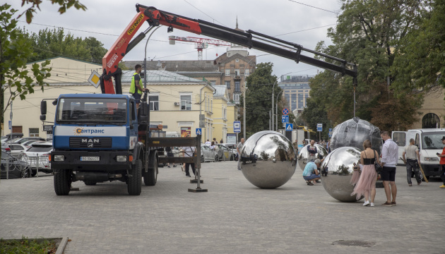 У Києві Кличко разом з мерами європейських міст відкрив новий артоб'єкт