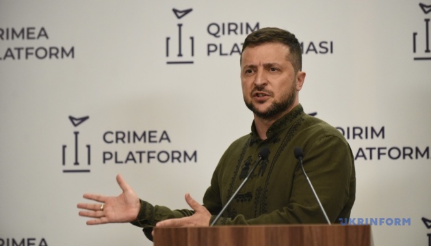 Zelensky: We will be returning Crimea by any means without consulting with other countries