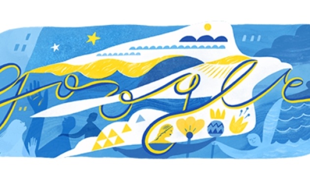 Google присвятила свій новий дудл Дню Незалежності України