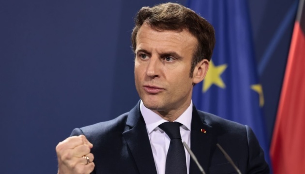 Macron says France will continue to support Ukraine
