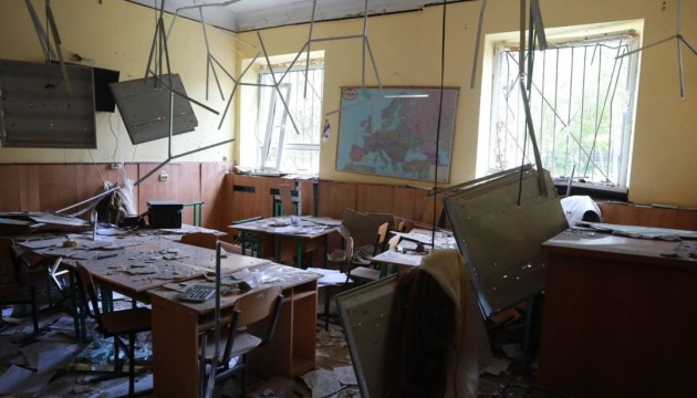 У Запоріжжі внаслідок нічного обстрілу зруйновані корпуси школи-інтернату