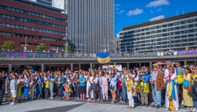 День Незалежності України відзначили низкою заходів у Стокгольмі