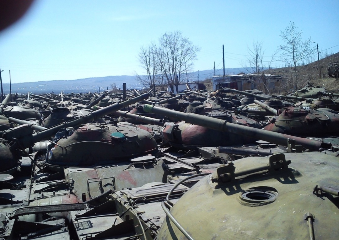 Так виглядає база зберігання і ремонту танків в Улан-Уде