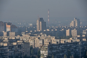 У столиці зранку - високий рівень забрудненості повітря