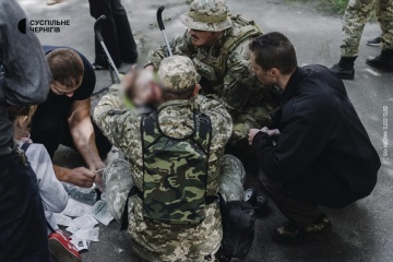 Tschernihiw: Zahl der Verletzten nach Detonation bei Munitionsausstellung gestiegen
