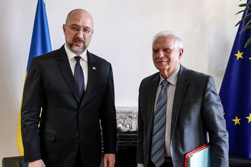 Shmyhal, Borrell discuss EU military mission, eighth package of sanctions against Russia