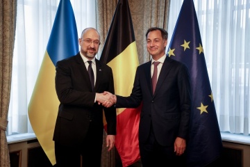 Los primeros ministros de Ucrania y Bélgica discuten la situación en los territorios ocupados
