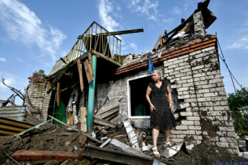 Russen zerstörten an einem Tag mehr als 50 Häuser in Oblast Saporischschja