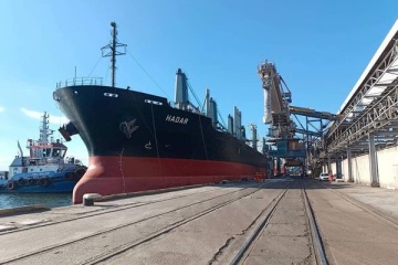 ウクライナの海洋港からさらに９隻の貨物船が出帆