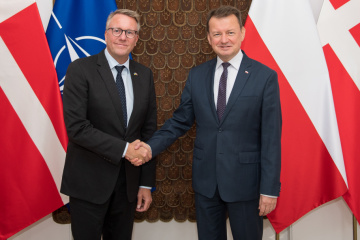 Ministros de Defensa de Polonia y Dinamarca abordan el apoyo a Ucrania