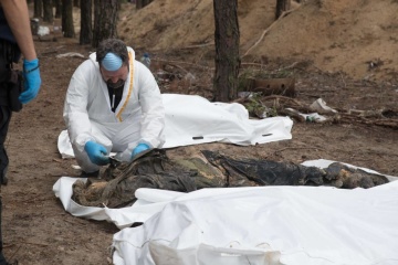 146 cuerpos de víctimas de la agresión rusa ya han sido exhumados cerca de Izium