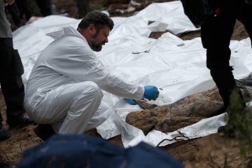 Massacre d’Izioum : Les secouristes ont exhumé 146 corps 
