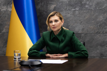 Ukraine's First Lady thanks Portugal for assistance