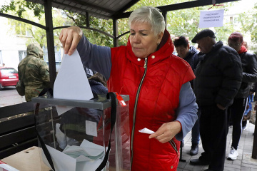 Scheinreferendum in Region Saporischschja: Wahlbeteiligung lag bei 0,5 Prozent