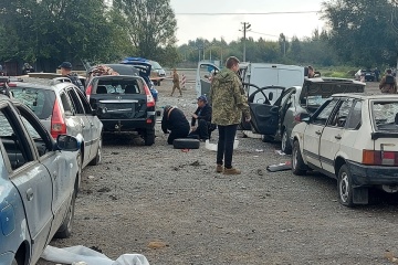 Au moins 23 morts et 28 blessés dans l'attaque russe contre un convoi humanitaire à Zaporijjia