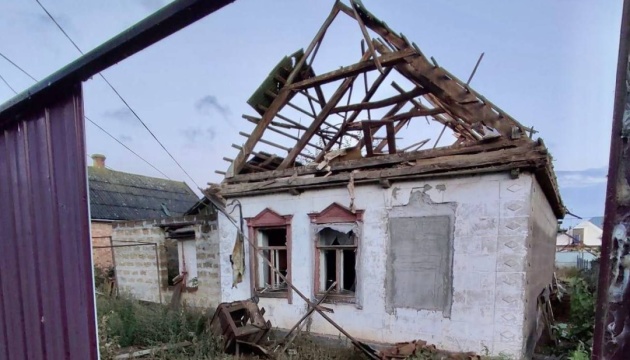 Russian forces hit Nikopol district three times with Grad MLRS, heavy artillery
