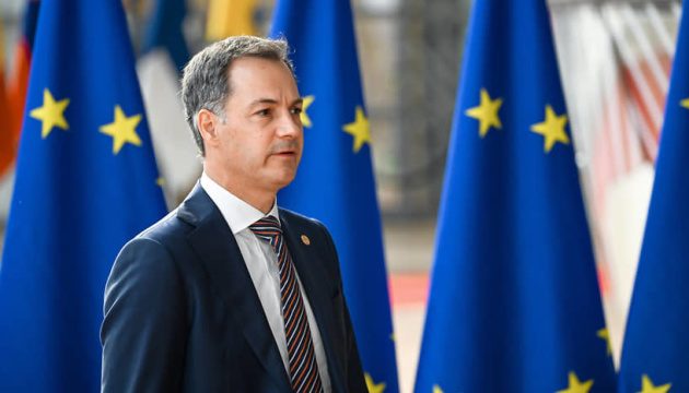 ЄС має ширше залучати власні резерви для підтримки України - прем’єр Бельгії