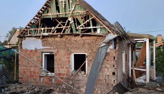 Russians hit Nikopol district with Grad MLRS, injuring civilians