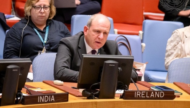 Ірландія закликає росію припинити брехню в Радбезі ООН