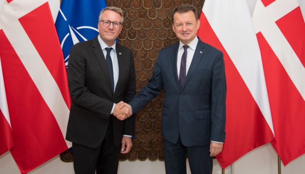 Ministros de Defensa de Polonia y Dinamarca abordan el apoyo a Ucrania