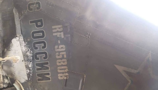 У звільненій Балаклії знайшли залишки російського літака Су-34