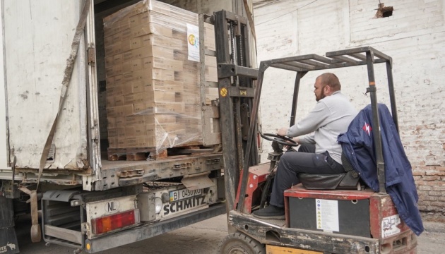 Із Полтавщини на Харківщину прямують вантажівки з 50 тоннами гумдопомоги 