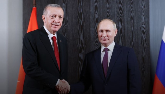 Ердоган зустрівся з путіним у Самарканді