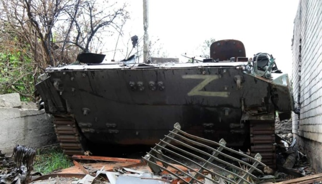 Ukrainian marines destroy two enemy ammo depots, tanks and armored vehicles