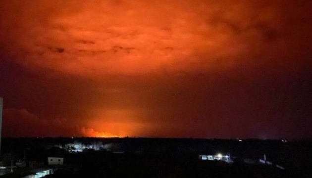 Odessa in der Nacht mit Kamikaze-Drohnen angegriffen