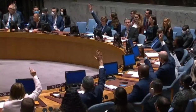 Rusia bloquea la resolución del Consejo de Seguridad de la ONU sobre el no reconocimiento de los cambios de las fronteras de Ucrania