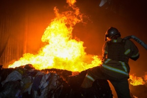 Росіяни ввечері вдарили по припортовій інфраструктурі Одещини, виникла пожежа