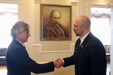 Shmygal se reúne con el primer ministro de Eslovenia