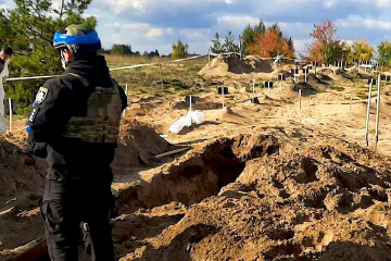 Guerre en Ukraine : 180 corps découverts dans l'une des fosses communes de Lyman