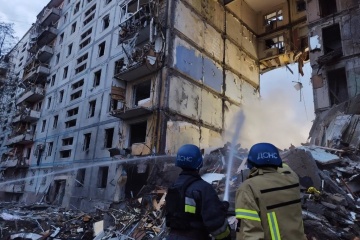 Zelensky a publié des images du site de bombardement de Zaporijjia : le monde doit connaitre la vérité
