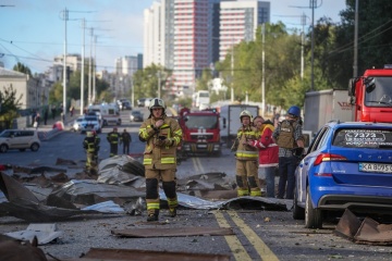 W Kijowie odnotowano zniszczenia w czterech dzielnicach