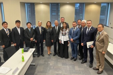 ウクライナ対日友好議連、日本の外務副大臣、国会議員、有識者と会談