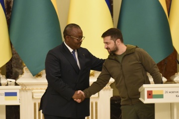 Zelensky meets with president of Guinea-Bissau