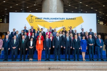 Ukraine : 140 réunions bilatérales ont eu lieu dans le cadre du sommet parlementaire de la plateforme pour la Crimée