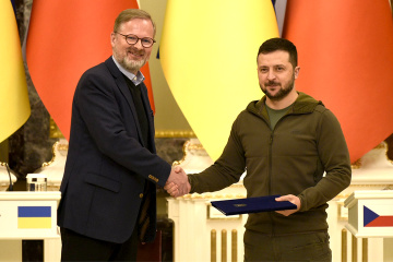 Zelensky, Fiala sign joint declaration on Ukraine's NATO membership