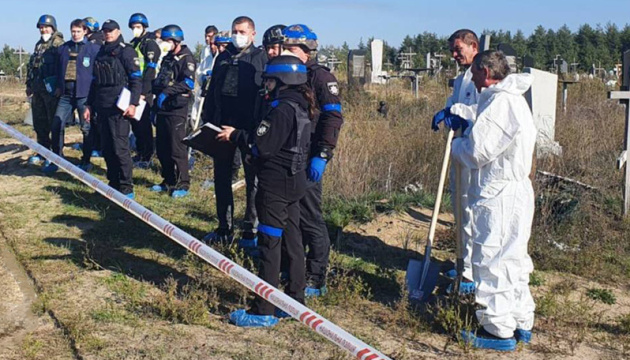 Seventy-eight bodies exhumed in de-occupied Sviatohirsk, Lyman