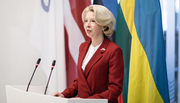 Спікерка парламенту Латвії закликала колег створювати групи підтримки Кримської платформи