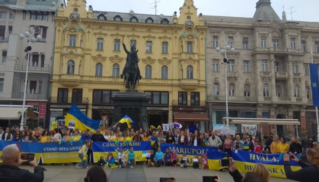Українці Хорватії вшанували пам’ять захисників України