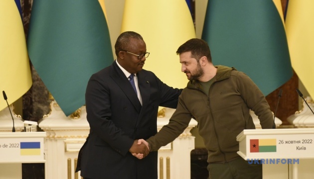 Zelensky meets with president of Guinea-Bissau