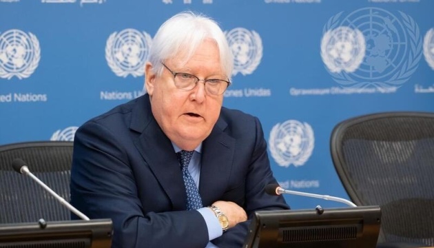 UN-Hilfschef Griffiths in die Ukraine eingetroffen