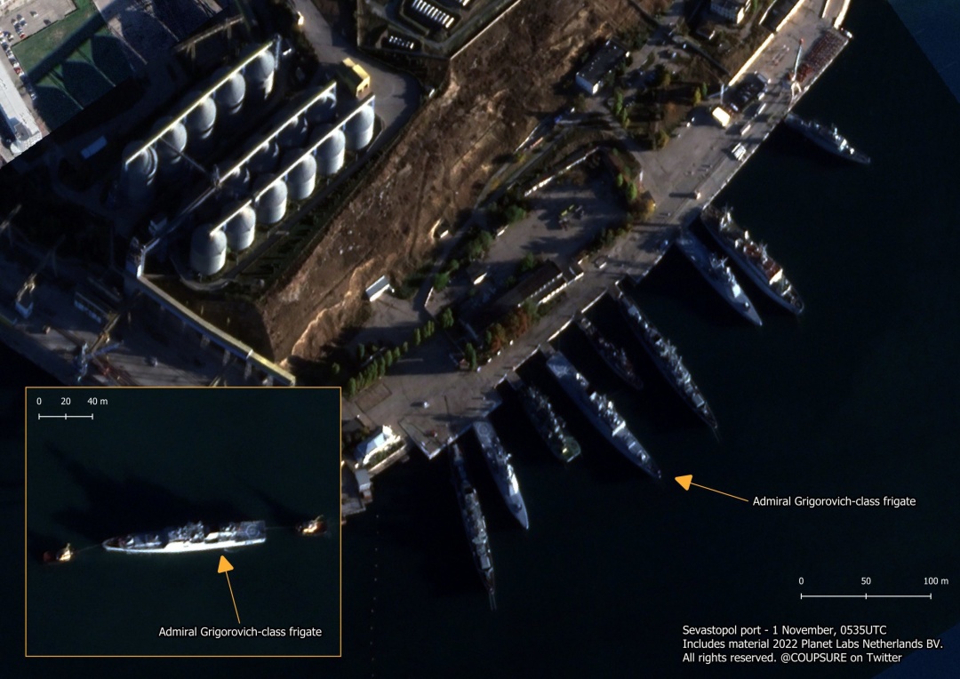Атака дронів на російські кораблі у Севастополі: з'явилися супутникові знімки